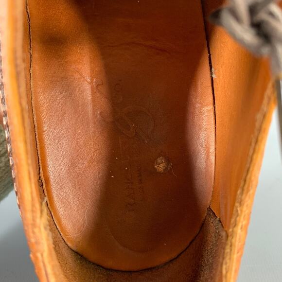 RANCOURT & CO. Size 9 Tan Caramel Leather Wingtip Lace Up Shoes main image 7